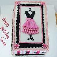 Girlie Fashion Party Cake